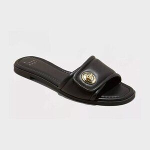 NWOT Black Audrey Slide - a new day